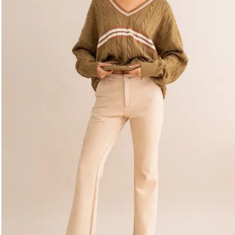 Elegant Cream Trousers